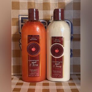 NEW B&BW Champagne Apple & Honey Shampoo and Conditioner Set